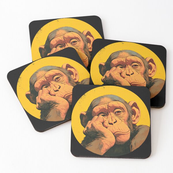 Item preview, Disapproving monkey 3 designed and sold by obstinator.