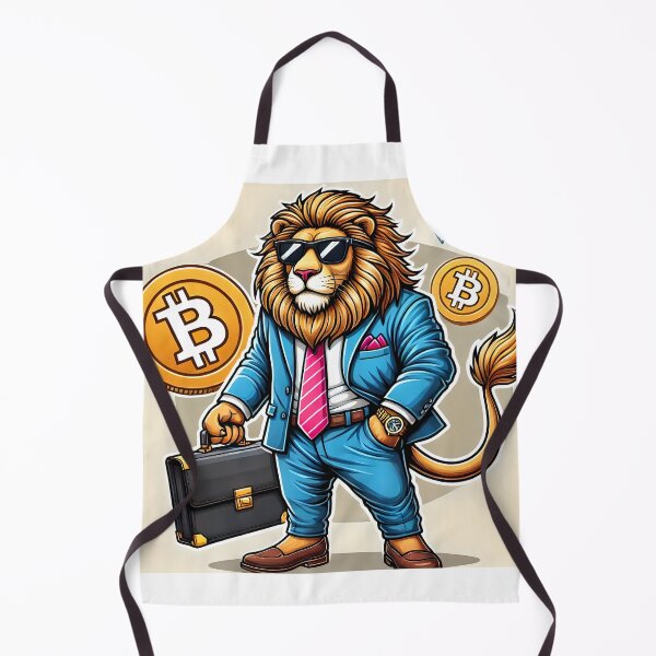 Artikelvorschau, Bitcoin & Krypto Luxus Lifestyle Löwe im Anzug entworfen und verkauft von NoCompetition.