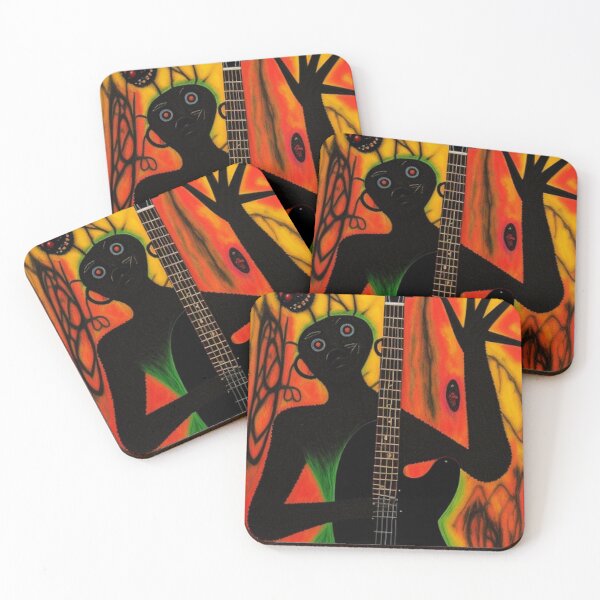 Item preview, Abstract Guitar Graffiti Music Art designed and sold by TheDarkWardrobe.