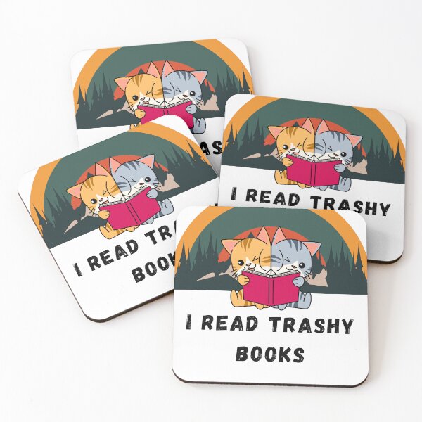 Item preview, Racoon Reading Spicy Smutty Book Booktok I Read Trashy Books T-Shirt designed and sold by Tycoonn.