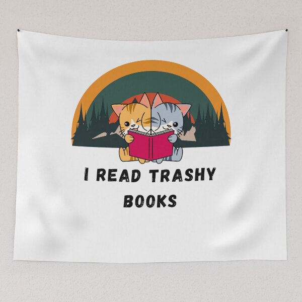 Item preview, Racoon Reading Spicy Smutty Book Booktok I Read Trashy Books T-Shirt designed and sold by Tycoonn.