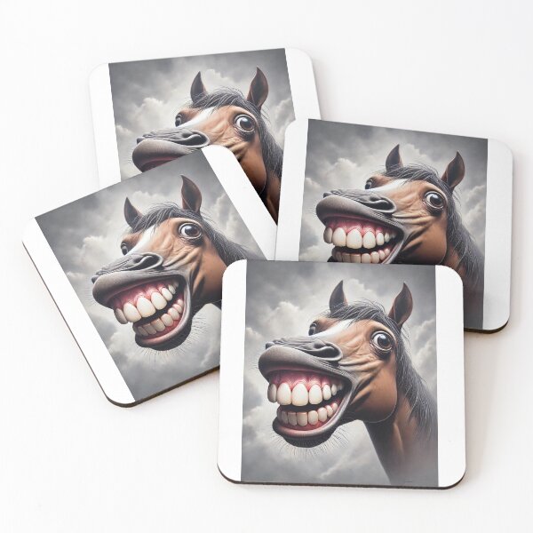 Item preview, Smiling horse designed and sold by FusiTink.