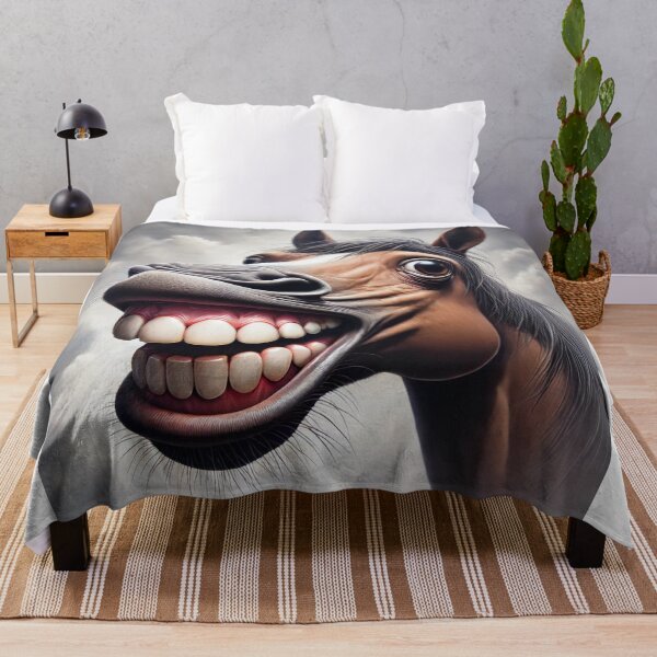 Item preview, Smiling horse designed and sold by FusiTink.