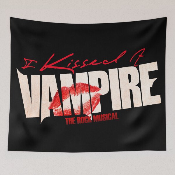 Item preview, I kissed a vampire logo designed and sold by SomeThingsAre.