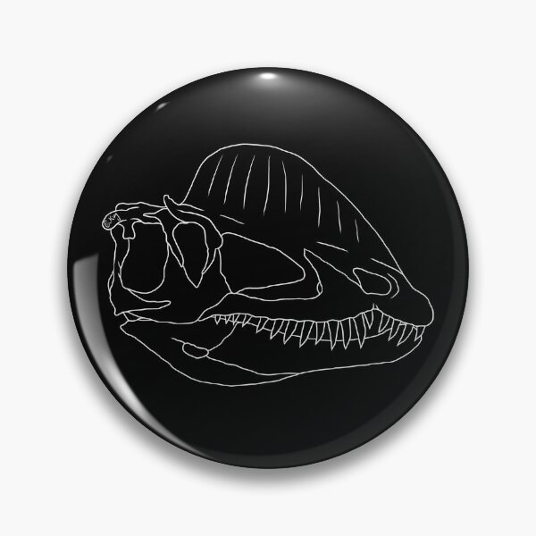 Item preview, Dilophosaurus Skull Outline designed and sold by CKing-Paleo-Art.