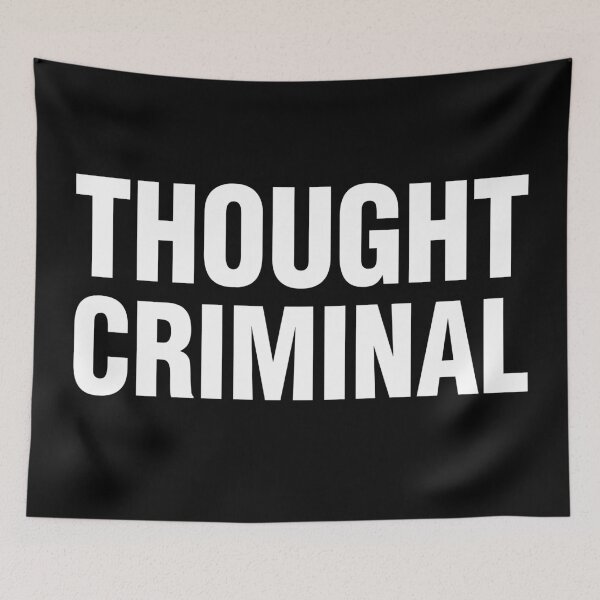 Item preview, Thought Criminal. designed and sold by CityNoir.