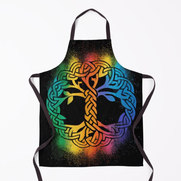 Item preview, The Celtic Tree of Life A Rainbow Born on Black designed and sold by CELTIC-DESIGNS.