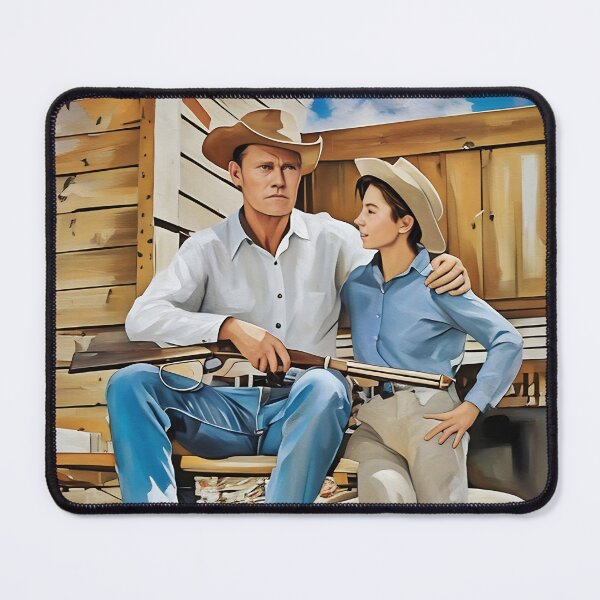 Item preview, The Rifleman - Wagon Ho! - Oil Painting designed and sold by deusrex007.