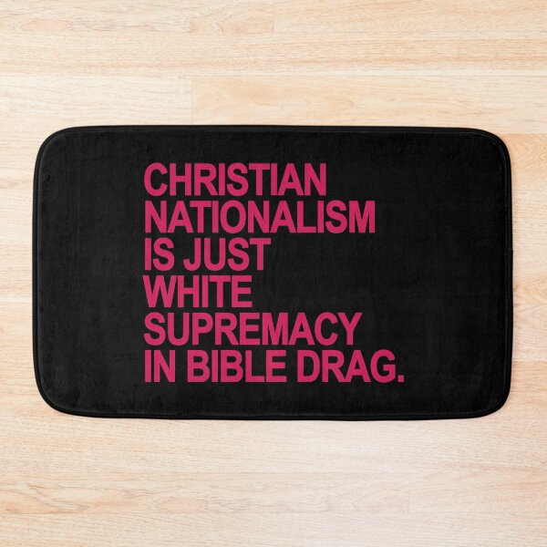 Item preview, Christian Nationalism is just White Supremacy in Bible Drag (berry) designed and sold by Thelittlelord.