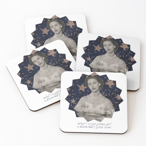 Item preview, Princess Margaret Bejeweled print designed and sold by cceridwenx.