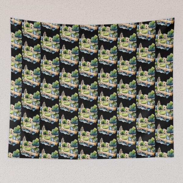 Item preview, watercolor san antonio designed and sold by EuropeanPrints.