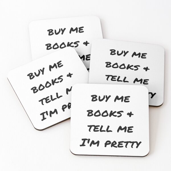 Item preview, Buy me books & tell me I'm pretty 3 designed and sold by lauraazevedo.