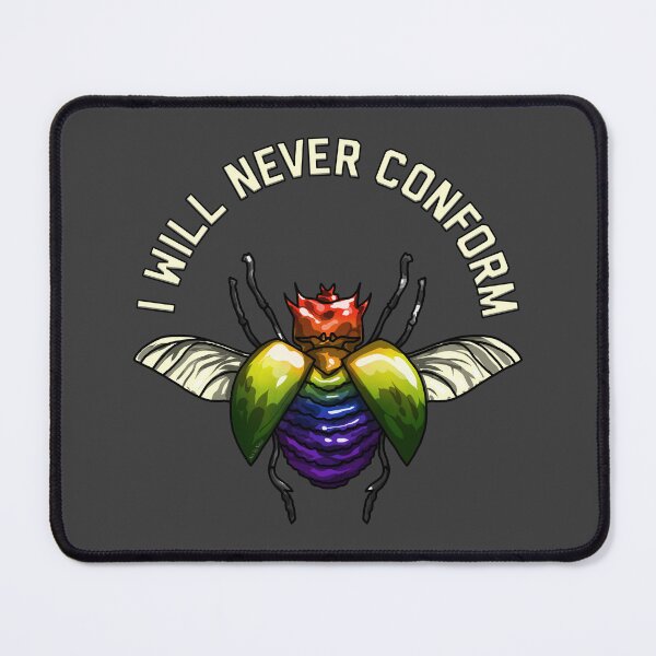Item preview, I Will Never Conform Beetle designed and sold by Art by Veya.