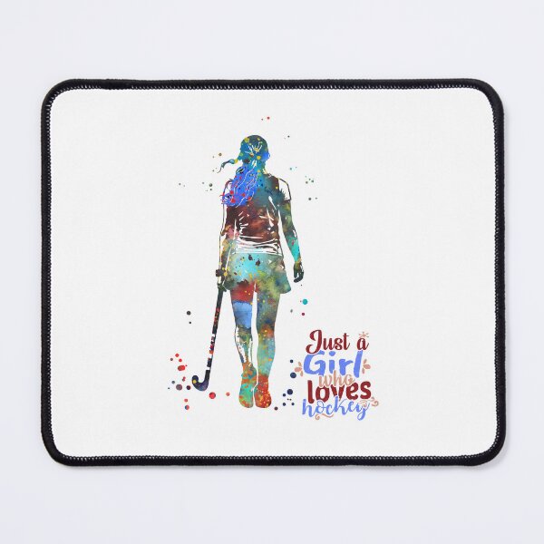 Item preview, Field Hockey Player Girl designed and sold by Rosaliartbook.