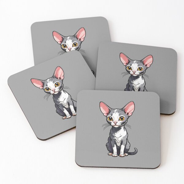 Item preview, Tiny cornish rex kitty designed and sold by strixvariaart.