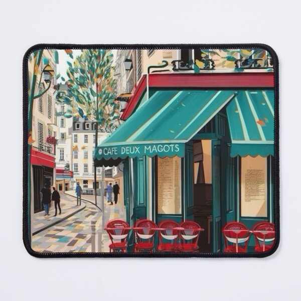 Item preview, Saint-Germain-des-Prés Café Scene – Paris Street Art designed and sold by CARRAANN.