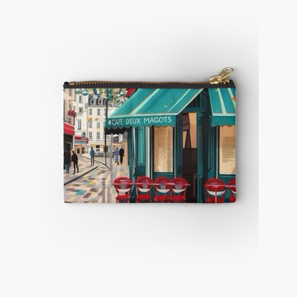 Item preview, Saint-Germain-des-Prés Café Scene – Paris Street Art designed and sold by CARRAANN.