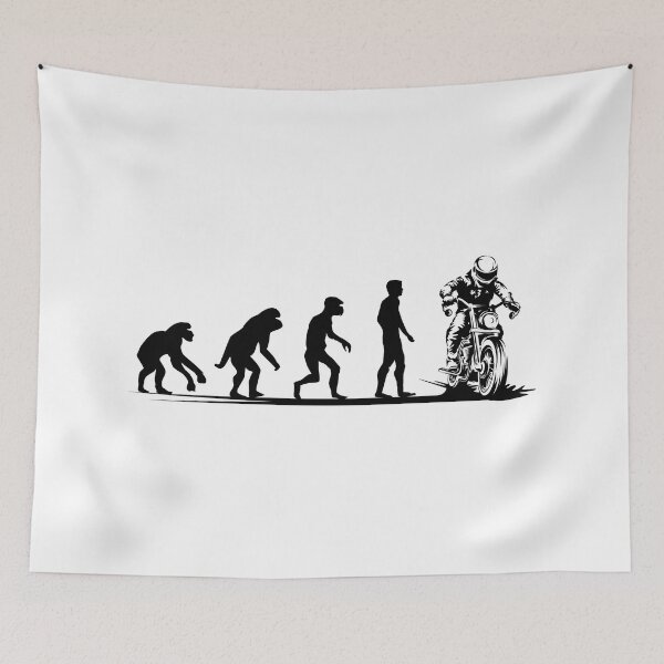 Item preview, Evolution Motorcycle Biker Caferacer Streetfighter Racing Garage Symbol designed and sold by AndreMi.