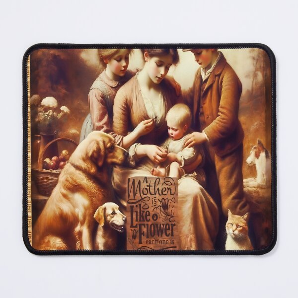 Item preview, A Mother is Like a Flower Vintage Art designed and sold by gleefulme.