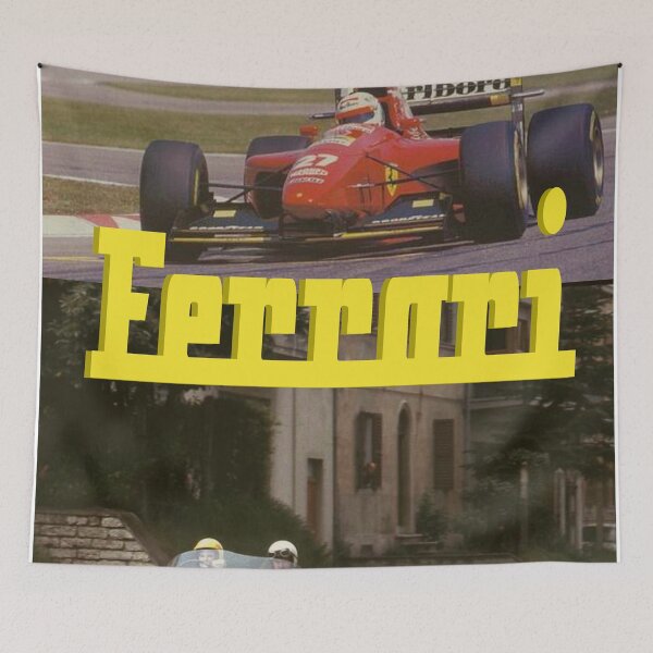 Item preview, Vintage Ferrari Poster designed and sold by cdaig13.
