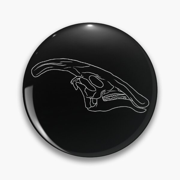 Item preview, Parasaurolophus Skull Outline designed and sold by CKing-Paleo-Art.