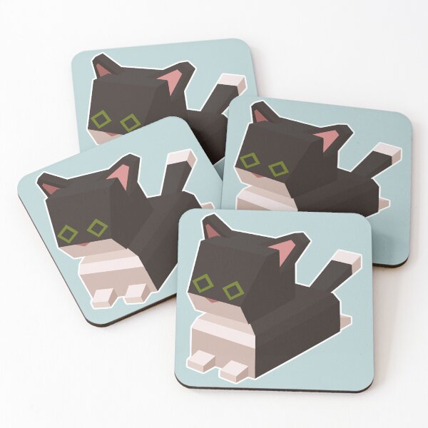 Item preview, Low Poly Tuxedo Cat designed and sold by How-Do-U-Art.