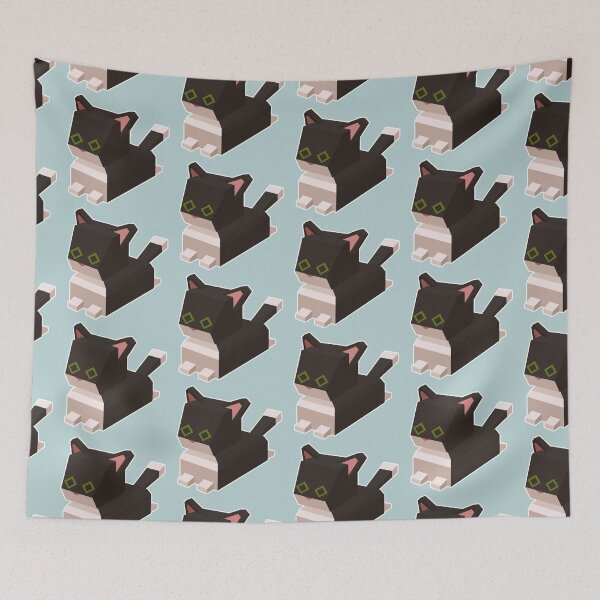 Item preview, Low Poly Tuxedo Cat designed and sold by How-Do-U-Art.
