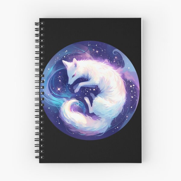 Item preview, White Fox // Aesthetic White Fox // Galaxy and Stars //  Polar Fox designed and sold by SMARTKIT  DESIGNAGENCY.