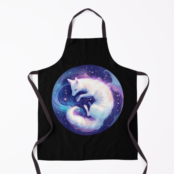 Item preview, White Fox // Aesthetic White Fox // Galaxy and Stars // Polar Fox designed and sold by SMARTKIT DESIGNAGENCY.