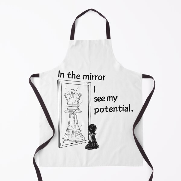 Item preview, In The Mirror I See My Potencial self reflection designed and sold by Angie-Atelier.