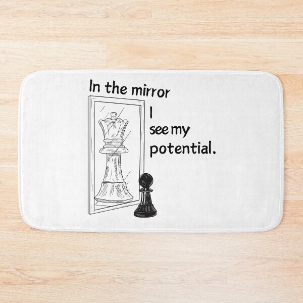 Item preview, In The Mirror I See My Potencial self reflection designed and sold by Angie-Atelier.