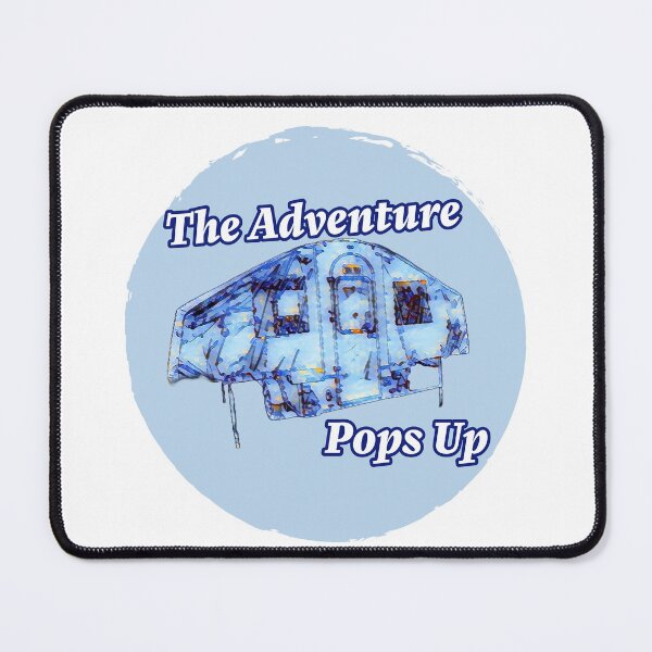 Item preview, The Adventure Pops Up Blue Trailer Tent designed and sold by BeccaAelishe.