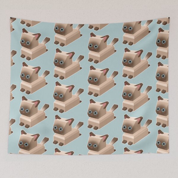 Item preview, Low Poly Siamese Cat designed and sold by How-Do-U-Art.