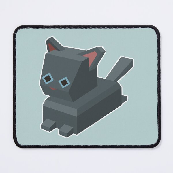 Item preview, Low Poly Russian Blue Cat designed and sold by How-Do-U-Art.