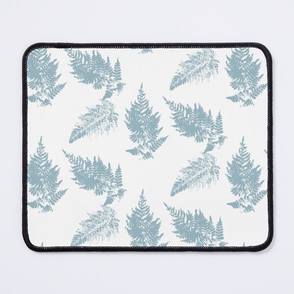 Item preview, Minimalistic blue pressed fern pattern designed and sold by LindaSitniece.