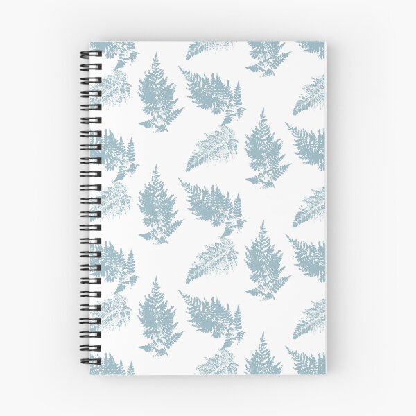 Item preview, Minimalistic blue pressed fern pattern  designed and sold by LindaSitniece.