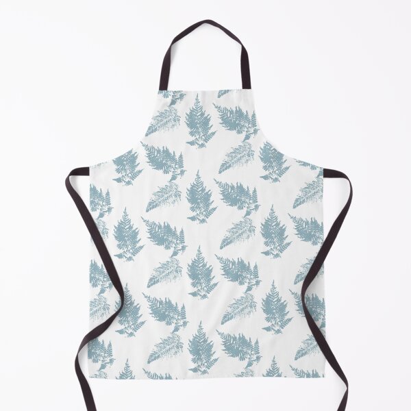 Item preview, Minimalistic blue pressed fern pattern designed and sold by LindaSitniece.