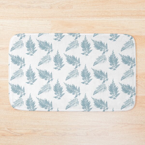 Item preview, Minimalistic blue pressed fern pattern  designed and sold by LindaSitniece.