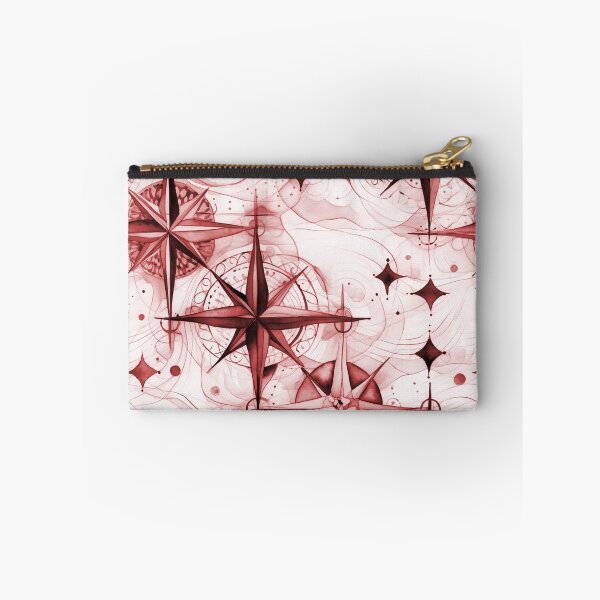 Item preview, Seamless Red Compass Watercolor Pattern designed and sold by MadeInR.