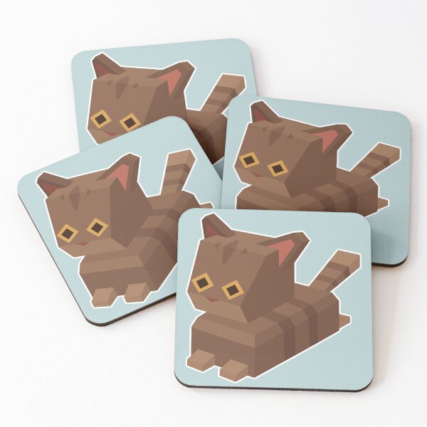 Item preview, Low Poly Brown Tabby Cat designed and sold by How-Do-U-Art.