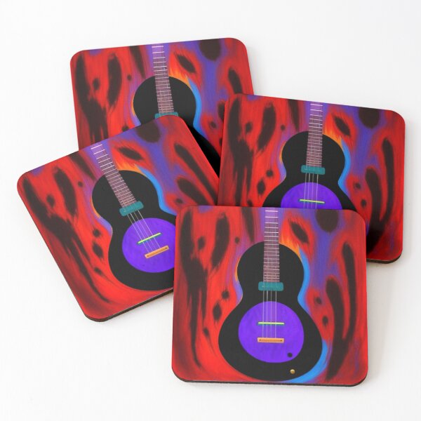 Item preview, Abstract Guitar Graffiti Music Art designed and sold by TheDarkWardrobe.