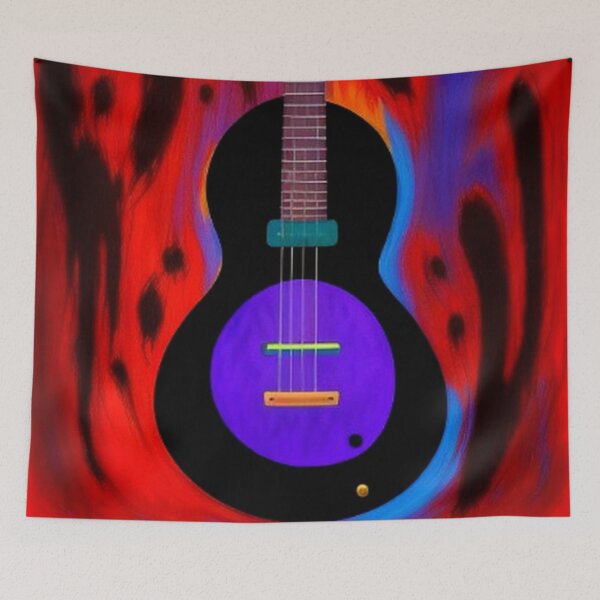 Item preview, Abstract Guitar Graffiti Music Art designed and sold by TheDarkWardrobe.