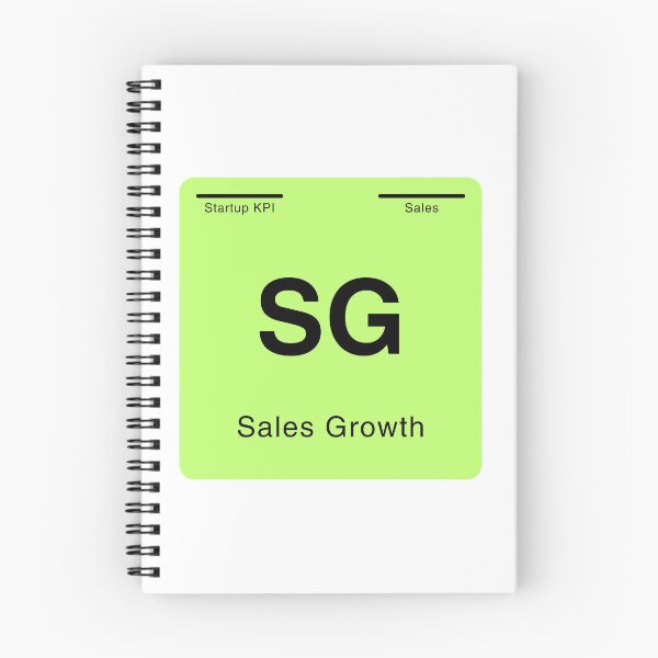 Item preview, Periodic table of startup KPIs “Sales Growth (SG)” designed and sold by whatthetechgear.