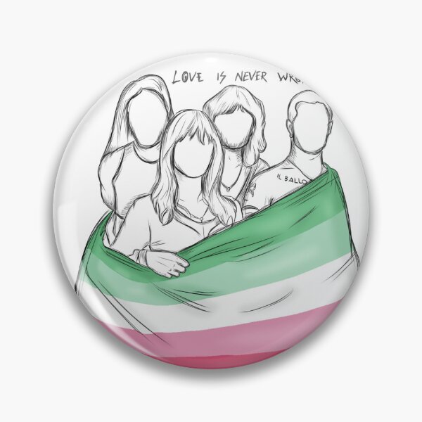 Item preview, Måneskin with abrosexual flag designed and sold by ArteDellaVitaDE.