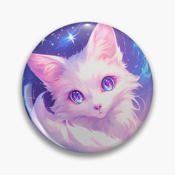 Item preview, White Fox // Aesthetic White Fox // Galaxy and Stars //  Polar Fox designed and sold by SMARTKIT  DESIGNAGENCY.