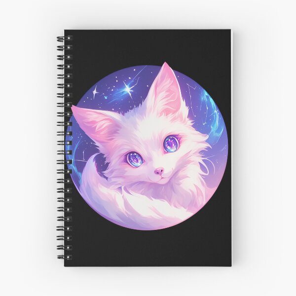 Item preview, White Fox // Aesthetic White Fox // Galaxy and Stars //  Polar Fox designed and sold by SMARTKIT  DESIGNAGENCY.