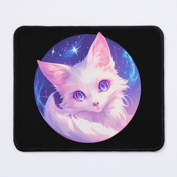 Item preview, White Fox // Aesthetic White Fox // Galaxy and Stars // Polar Fox designed and sold by SMARTKIT DESIGNAGENCY.
