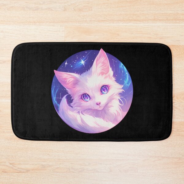Item preview, White Fox // Aesthetic White Fox // Galaxy and Stars //  Polar Fox designed and sold by SMARTKIT  DESIGNAGENCY.
