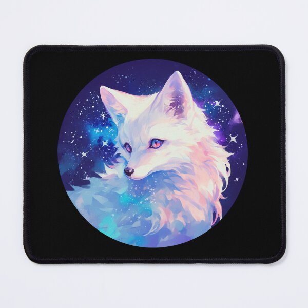 Item preview, White Fox // Aesthetic White Fox // Galaxy and Stars // Polar Fox designed and sold by SMARTKIT DESIGNAGENCY.