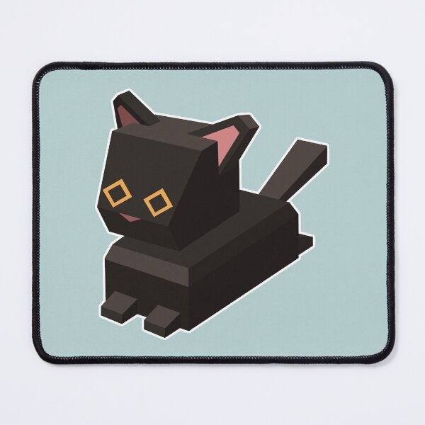 Item preview, Low Poly Black Cat designed and sold by How-Do-U-Art.